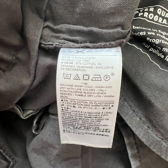 Banana Republic Slim Lived-In Chino - Men's 34x32 - Flint Gray - Picture 11 of 11